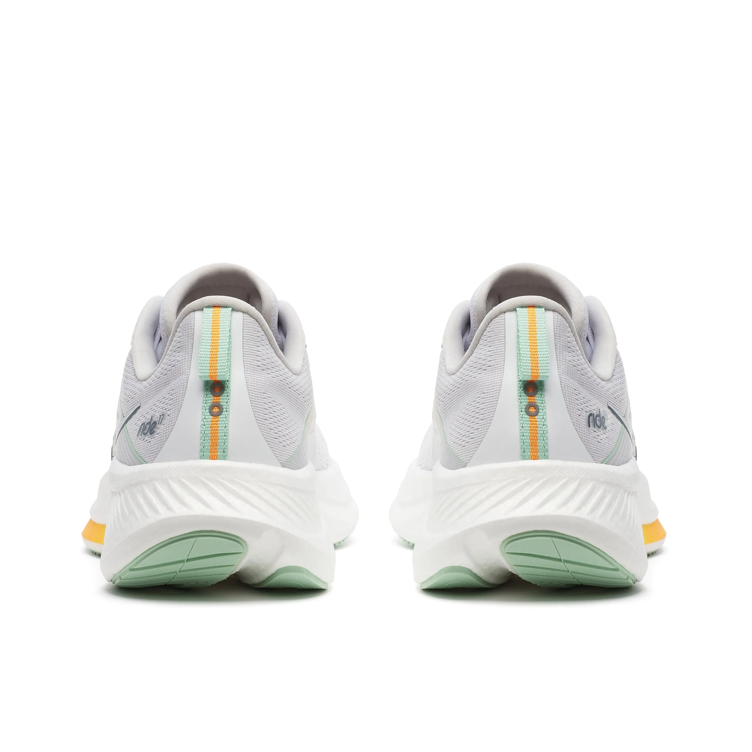 Saucony Ride 17 (Womens) - White/Peel