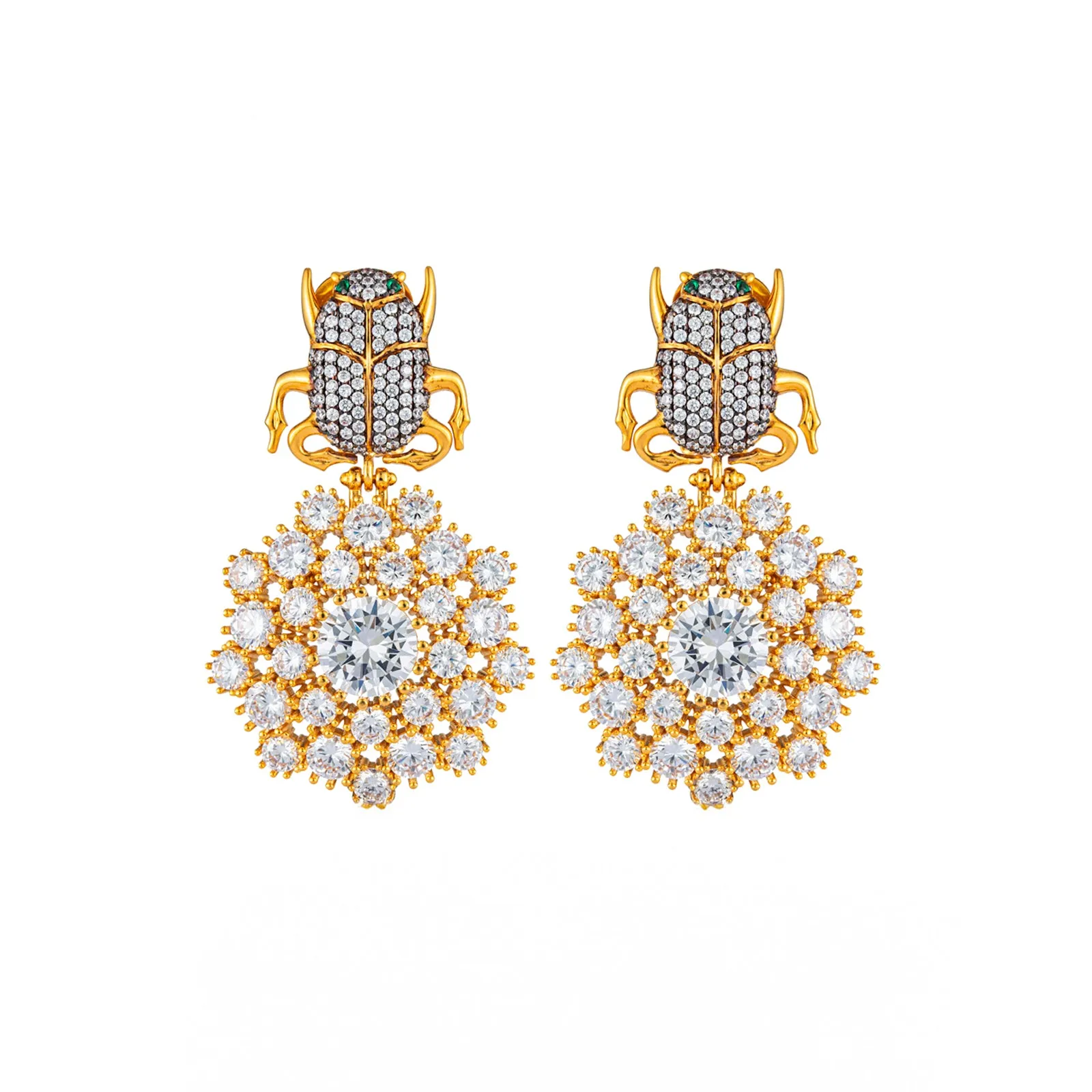 SCARAB SOLE EARRINGS