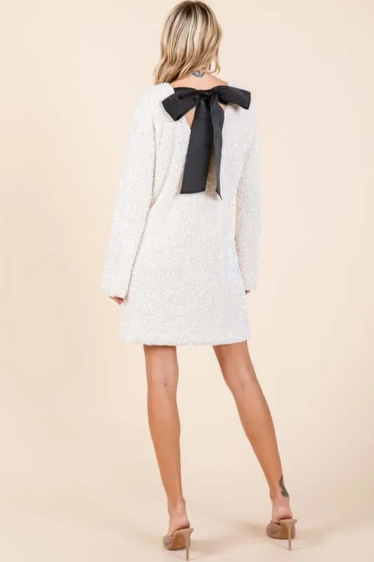 Sequin Cocktail Mini Dress