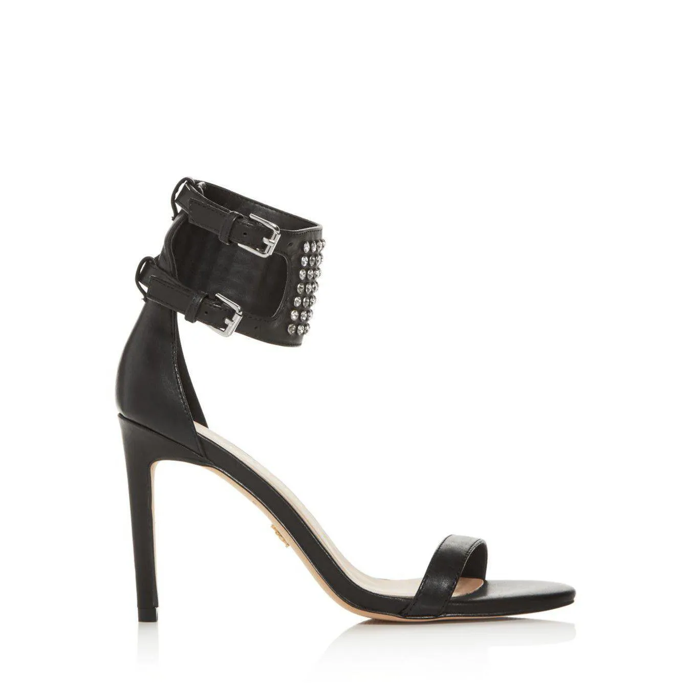 Seth Embellished Ankle Strap High-Heel Sandals