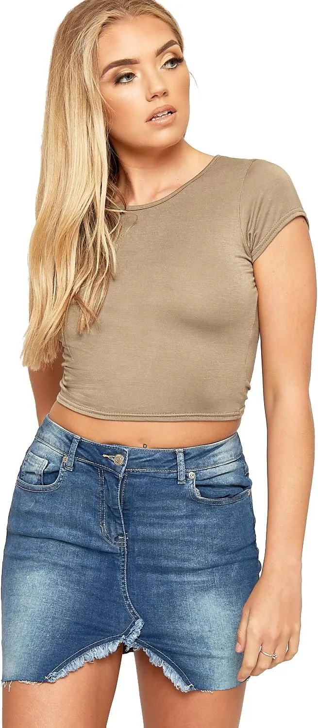 Short Sleeve Crop Top