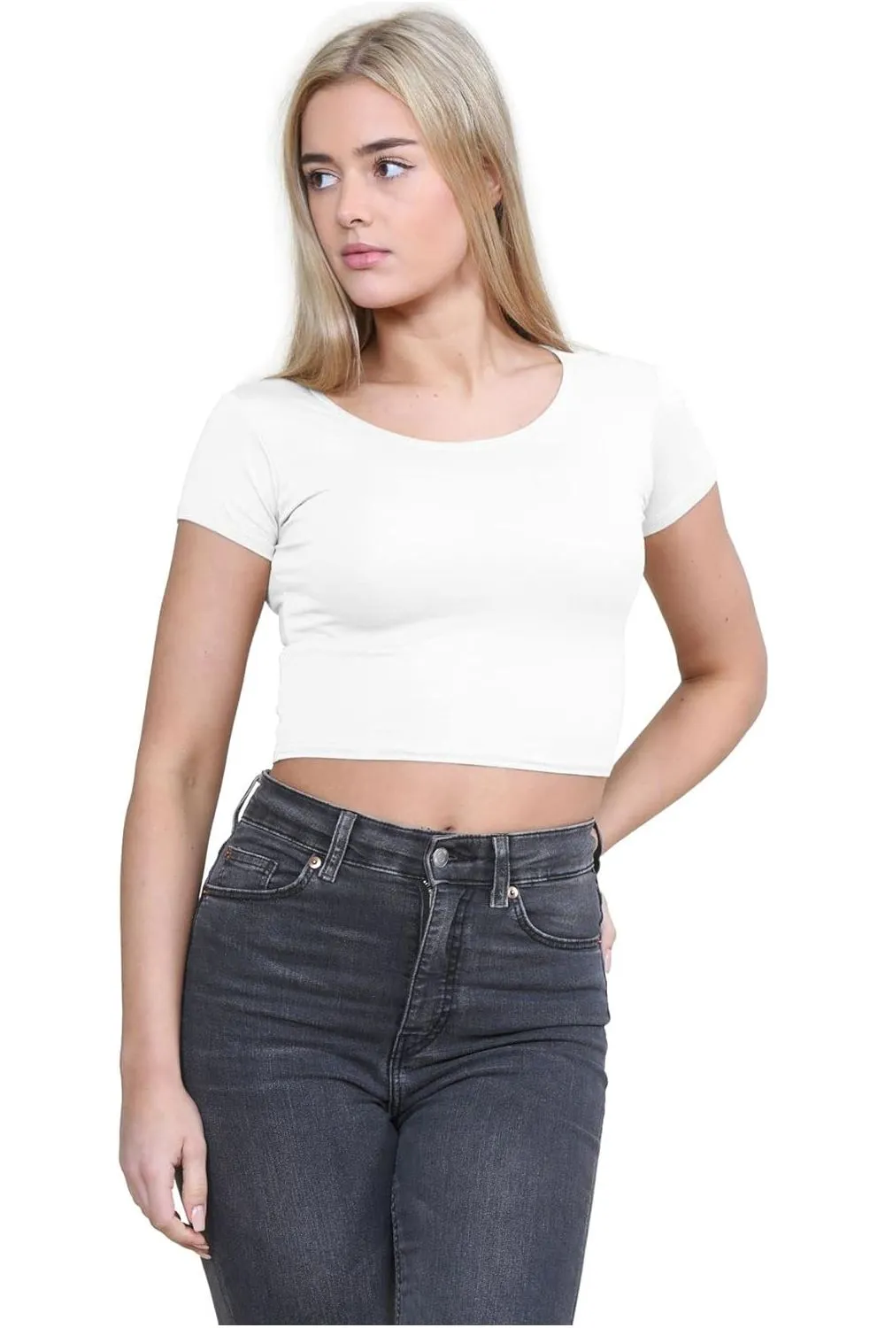 Short Sleeve Crop Top