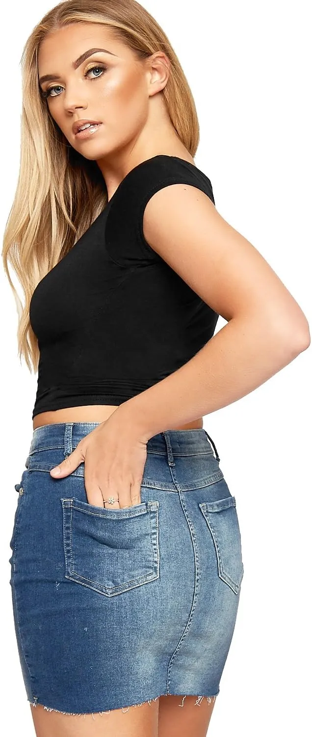 Short Sleeve Crop Top