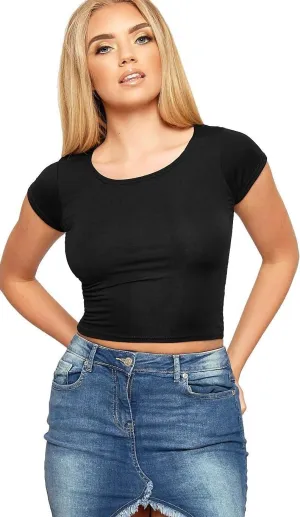 Short Sleeve Crop Top