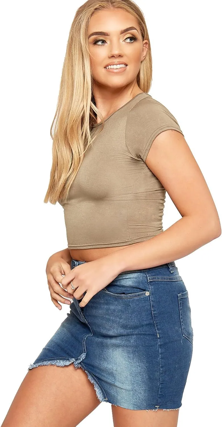 Short Sleeve Crop Top