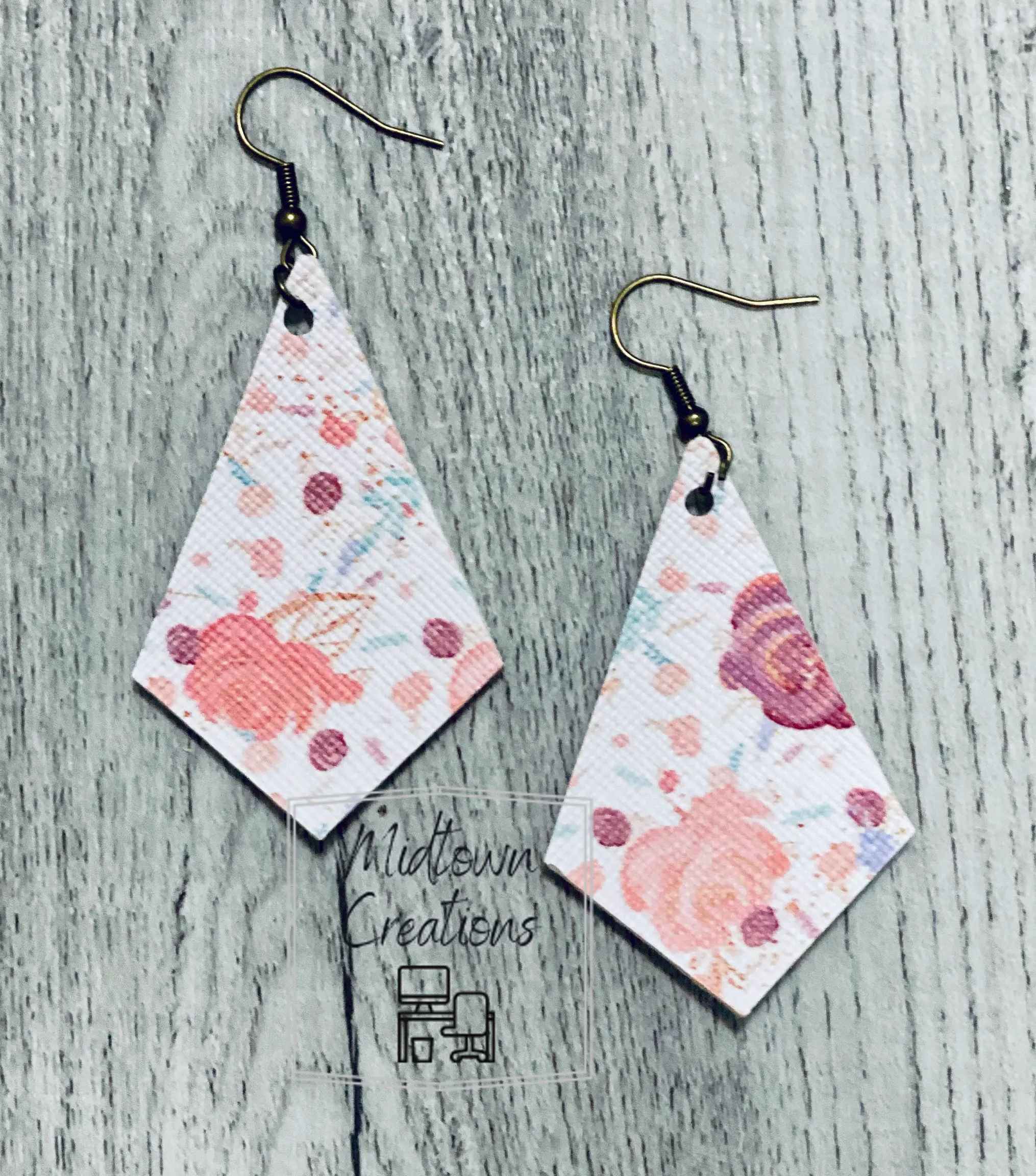 Single Layer Floral Drop Earrings