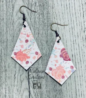 Single Layer Floral Drop Earrings