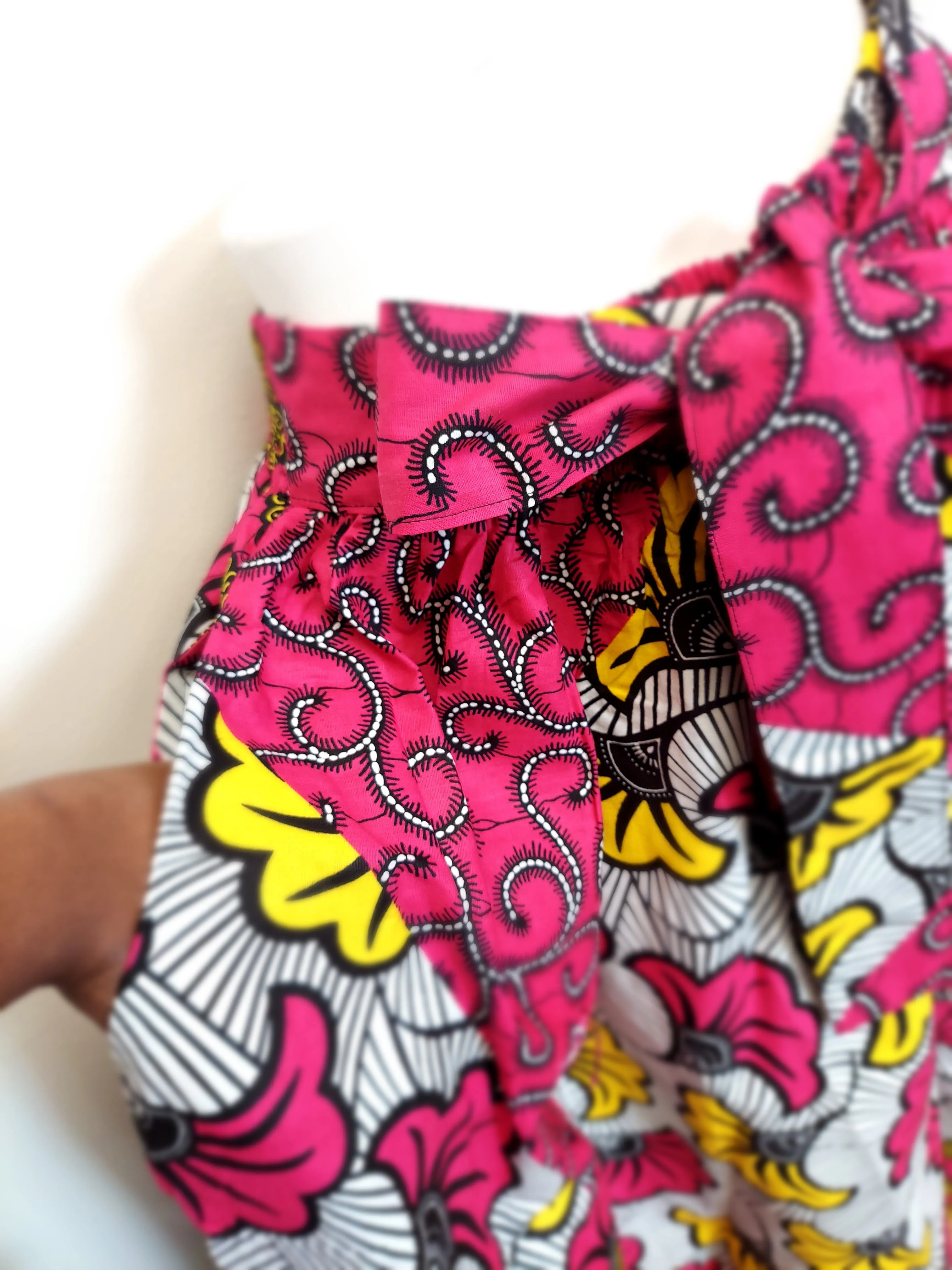 Skirt-2pc Long African Print