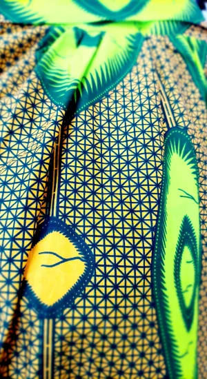Skirt High-Low African Print