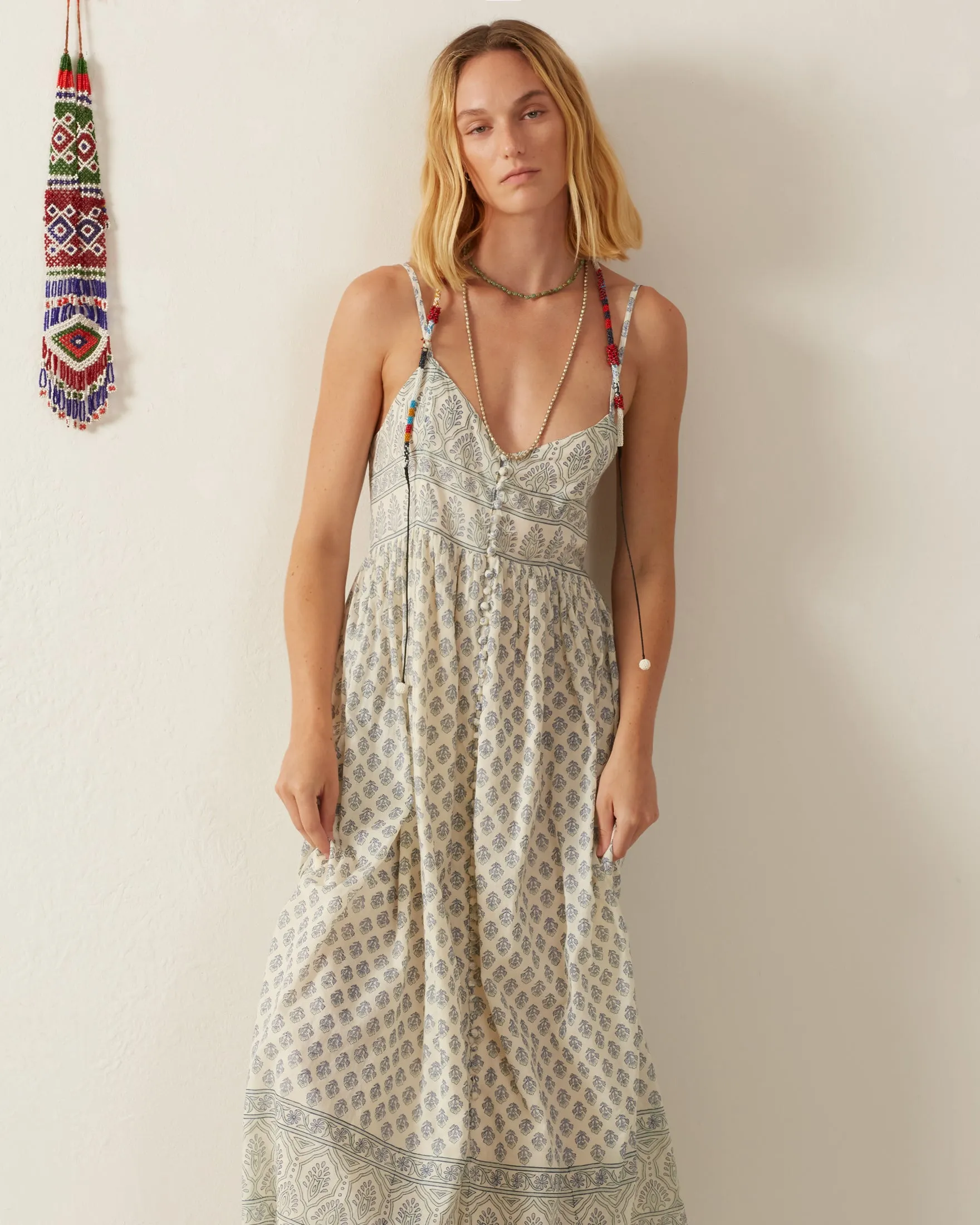 Skylar Delft Bhutti Dress