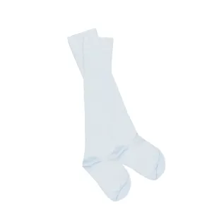 Slugs & Snails Block Colour Adult Unisex Knee Socks - Pale Grey