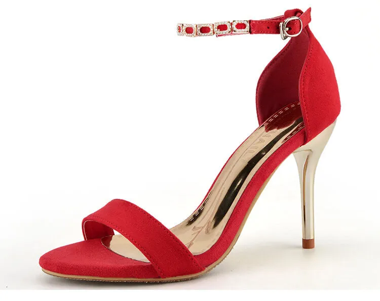 Small Feet One Strap Heel Sandals Frieda