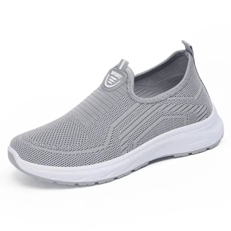 Sneaker Loafers - Tennis Femimino Ladies Slip-On, Breathable Sports Shoes, Designer Barefoot Ballet Flats for Women