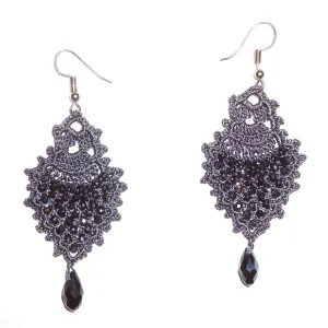 Sole Earrings - Charcoal