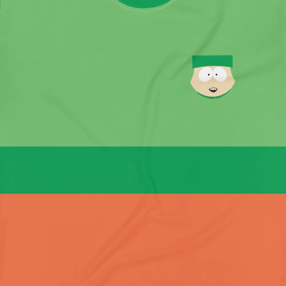 South Park Kyle Color Block Unisex Short Sleeve T-Shirt
