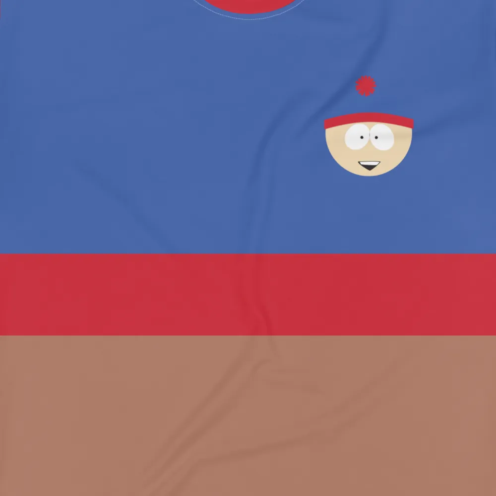 South Park Stan Color Block Unisex Short Sleeve T-Shirt