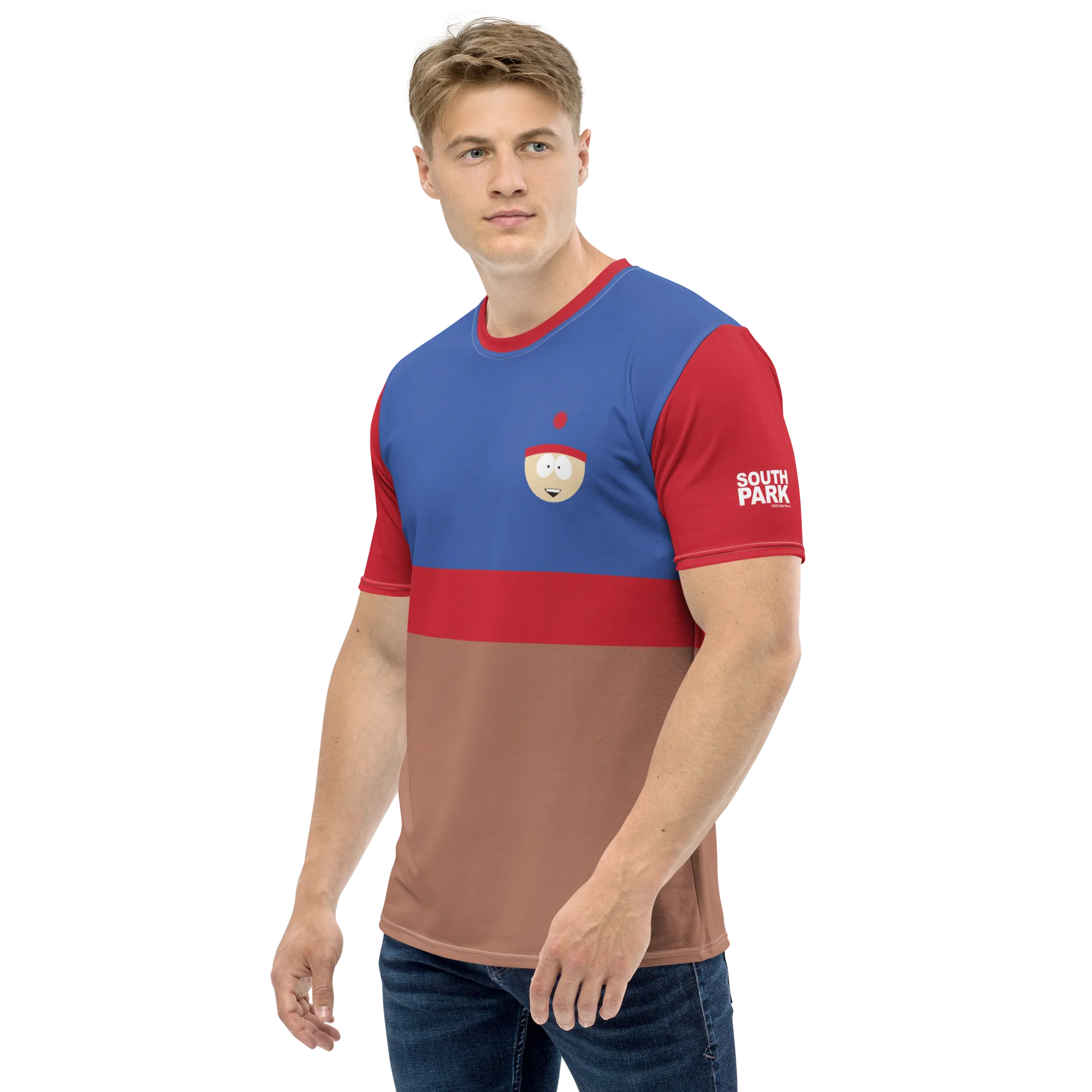 South Park Stan Color Block Unisex Short Sleeve T-Shirt