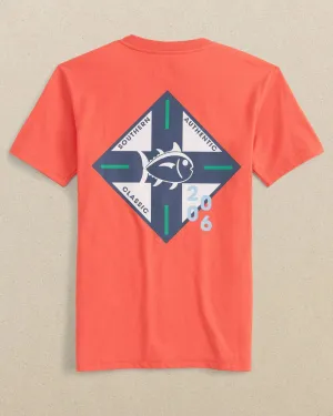 Southern Tide Kids Skipjack Crossing Short Sleeve T-Shirt
