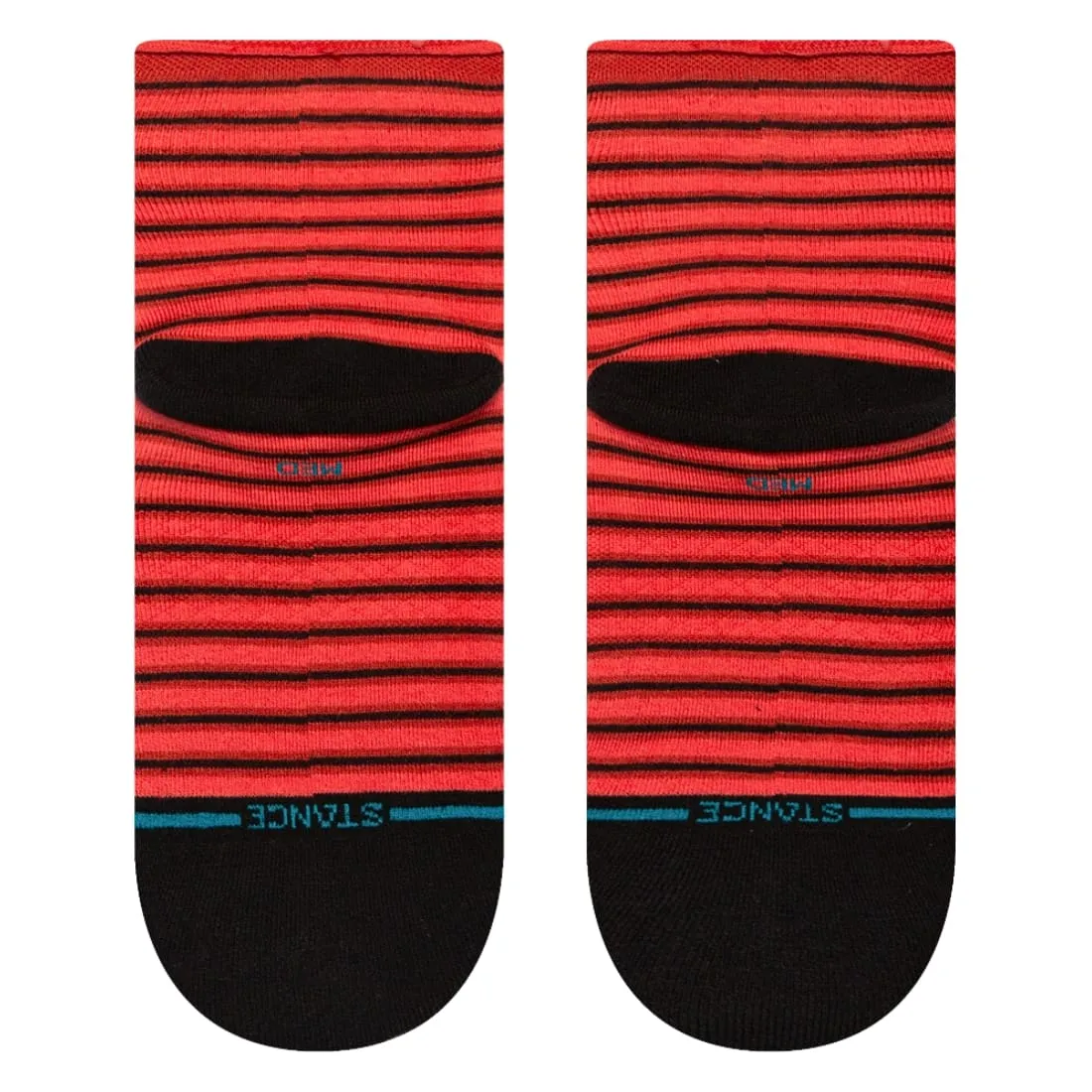 Stance Womens Red Fade Quarter Socks - Red Fade