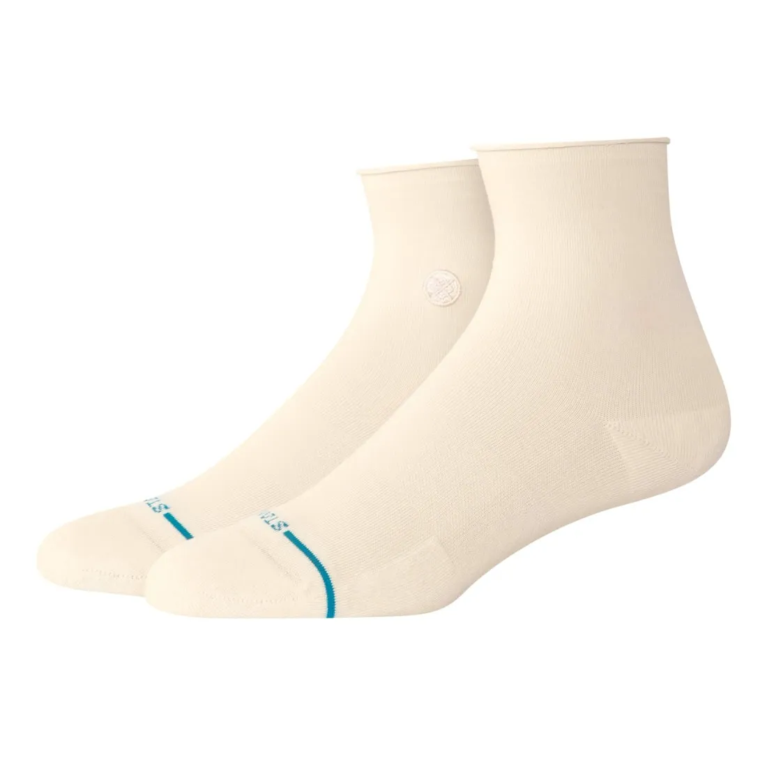 Stance Womens Rollin Quarter Socks - Cream