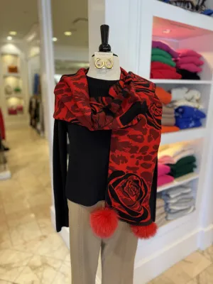 STARRY PRINT SCARF