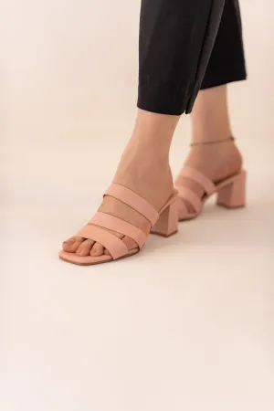 Strappy Block Heels