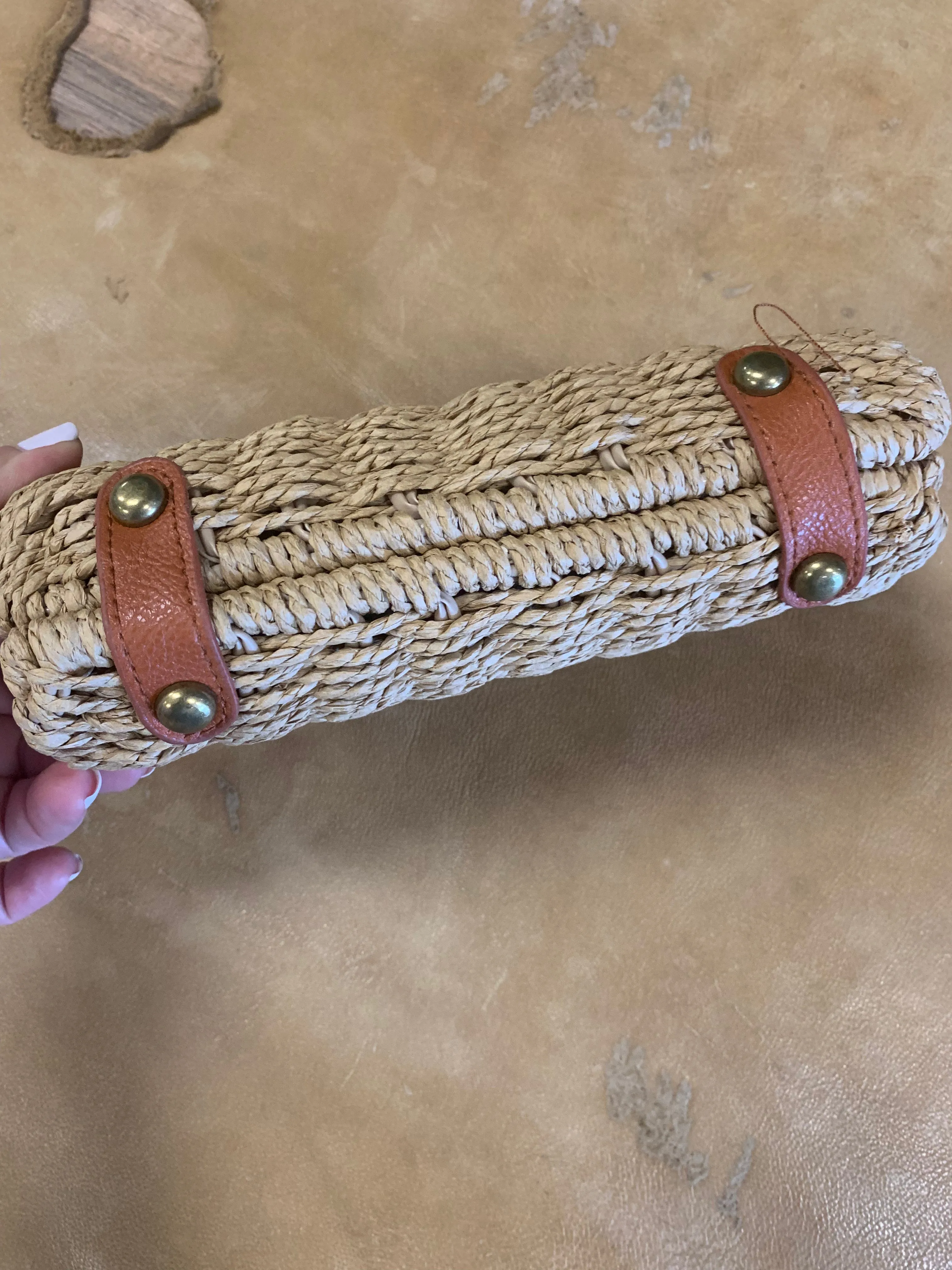 Straw Crossbody Bag