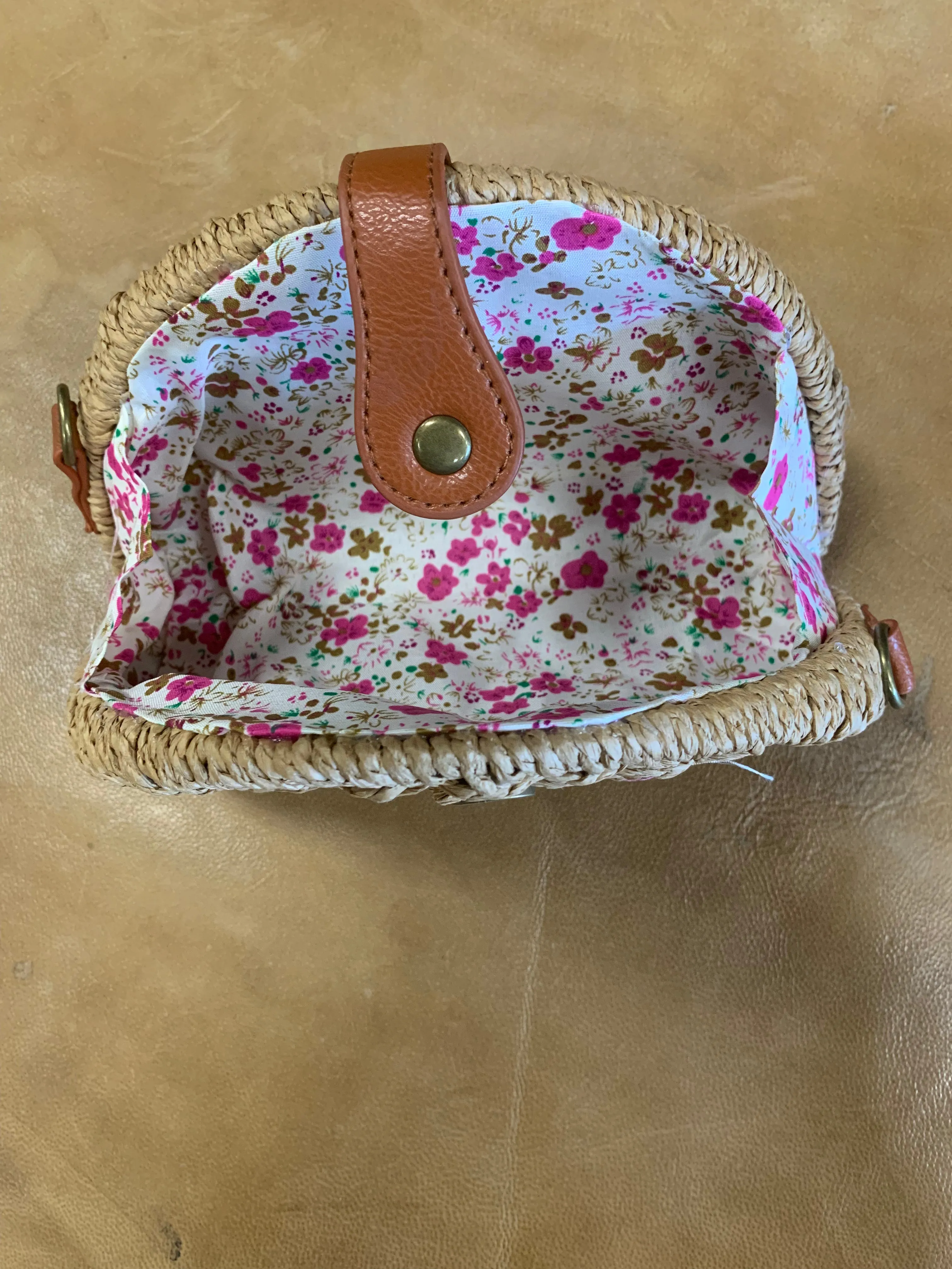 Straw Crossbody Bag