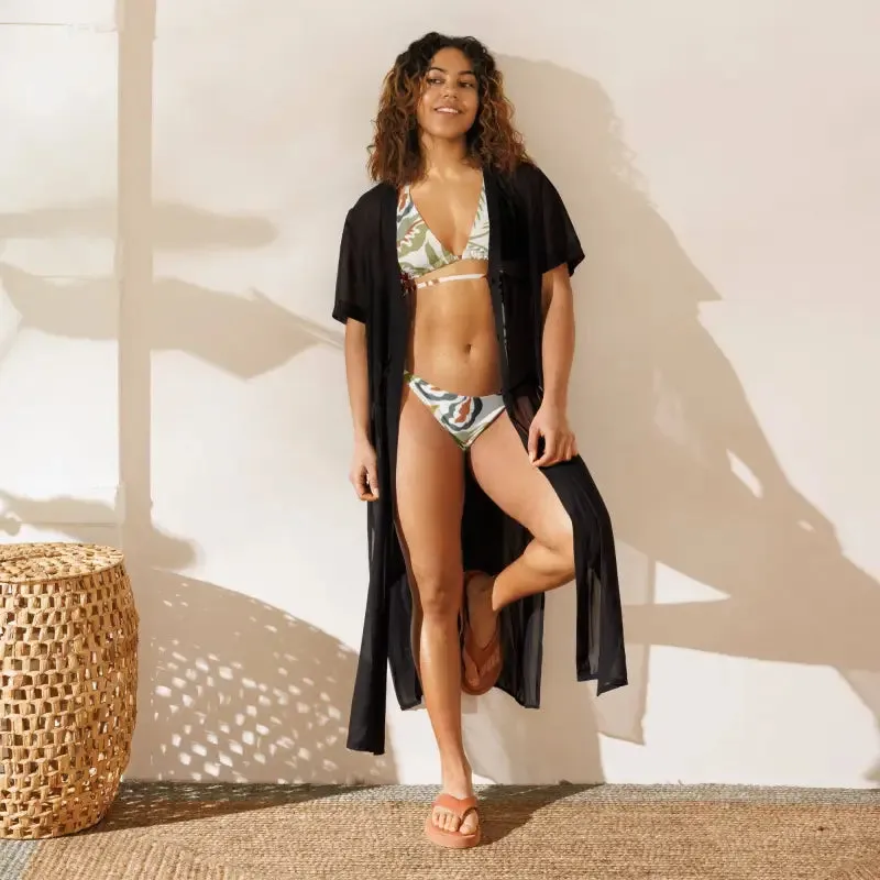 String Bikini Swimwear Set