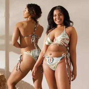 String Bikini Swimwear Set