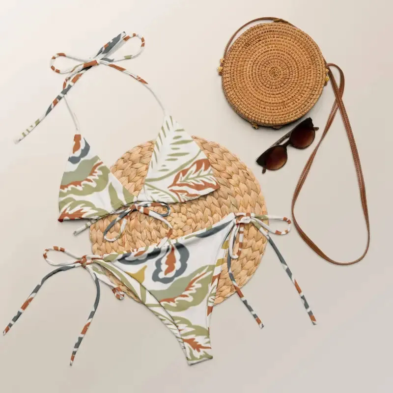 String Bikini Swimwear Set