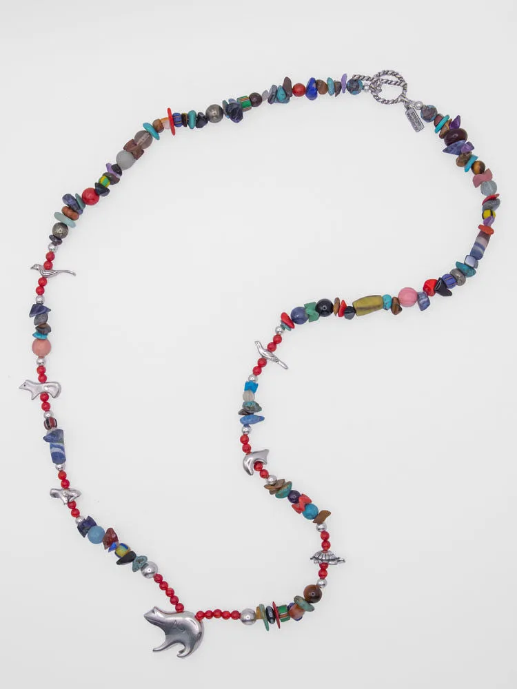 Strong Women Bear Fetish Necklace by Paige Wallace