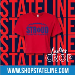 STROUD Navy- RED Ladies Crop