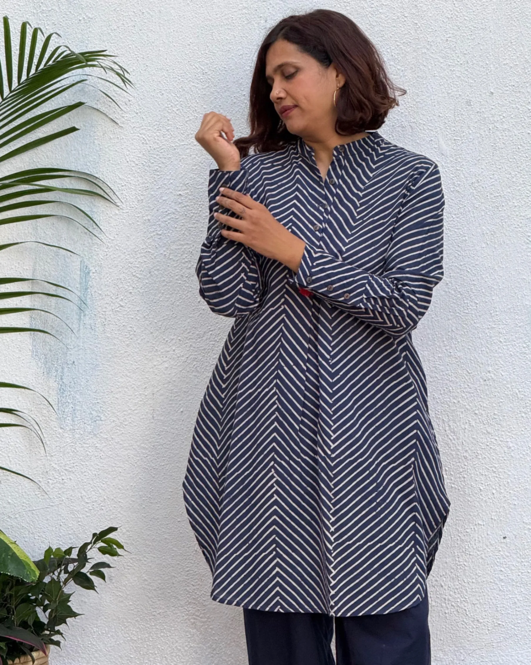 Sumaira Block Printed Cotton Kurti