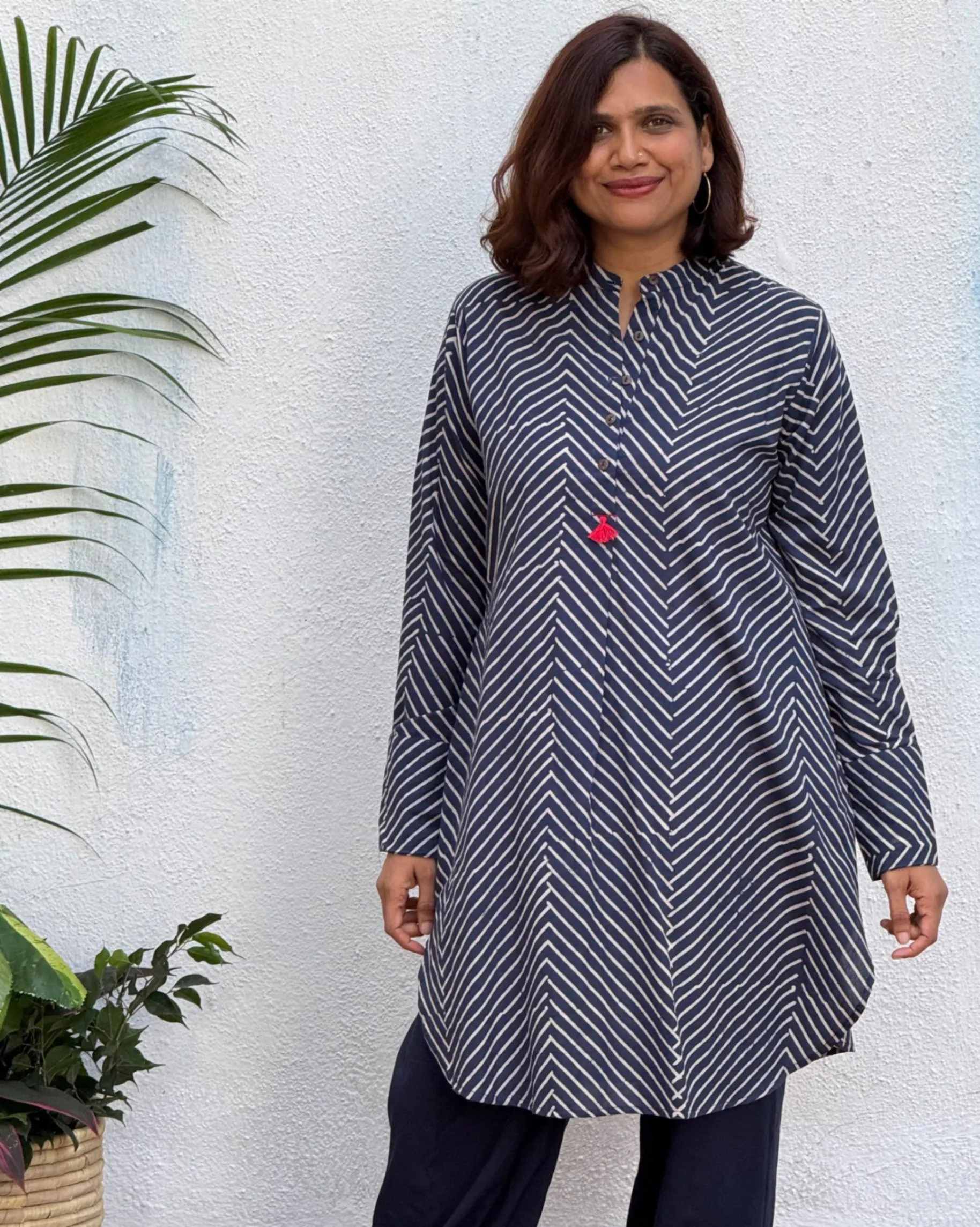 Sumaira Block Printed Cotton Kurti