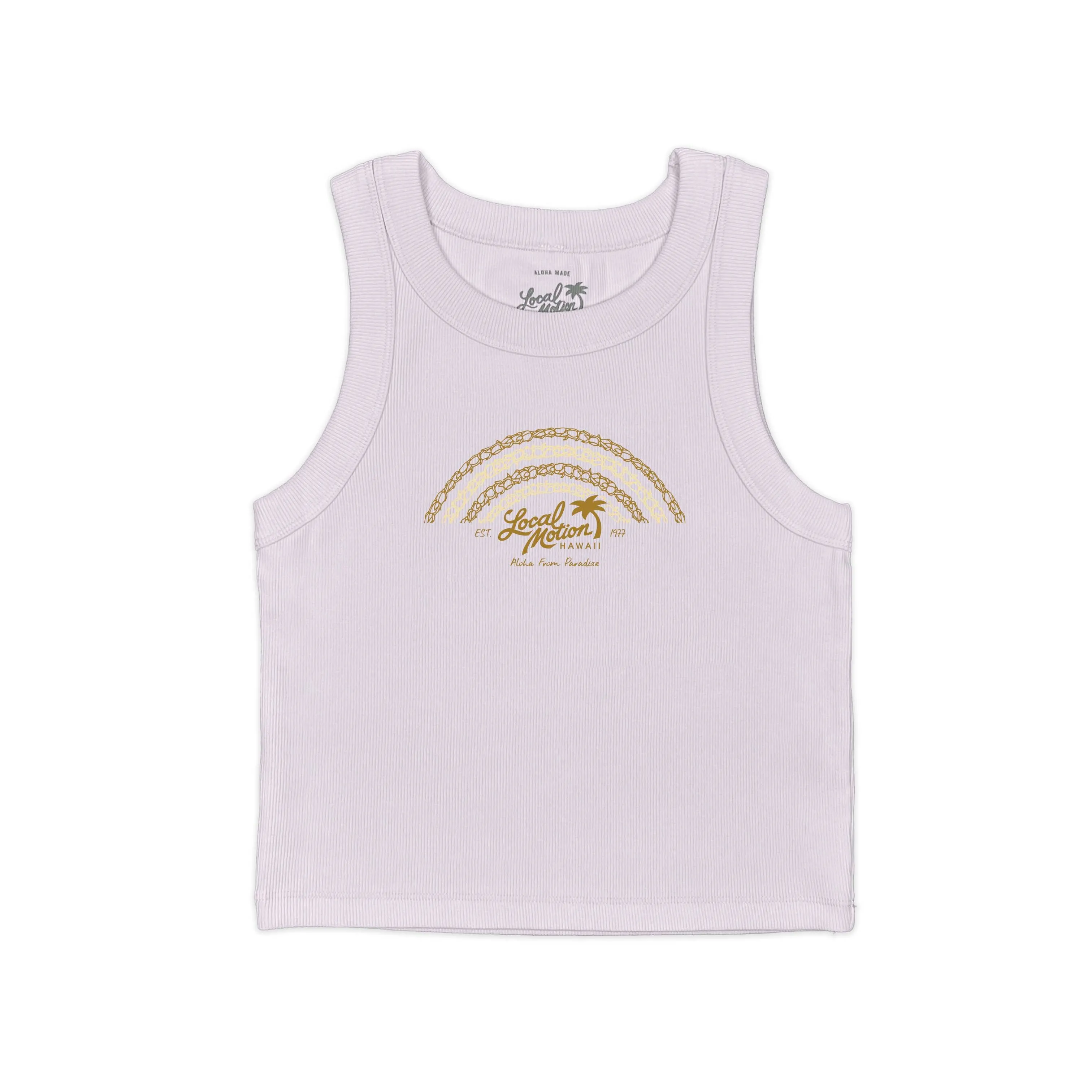 SWEET PIKAKE RIB CROP TANK TOP
