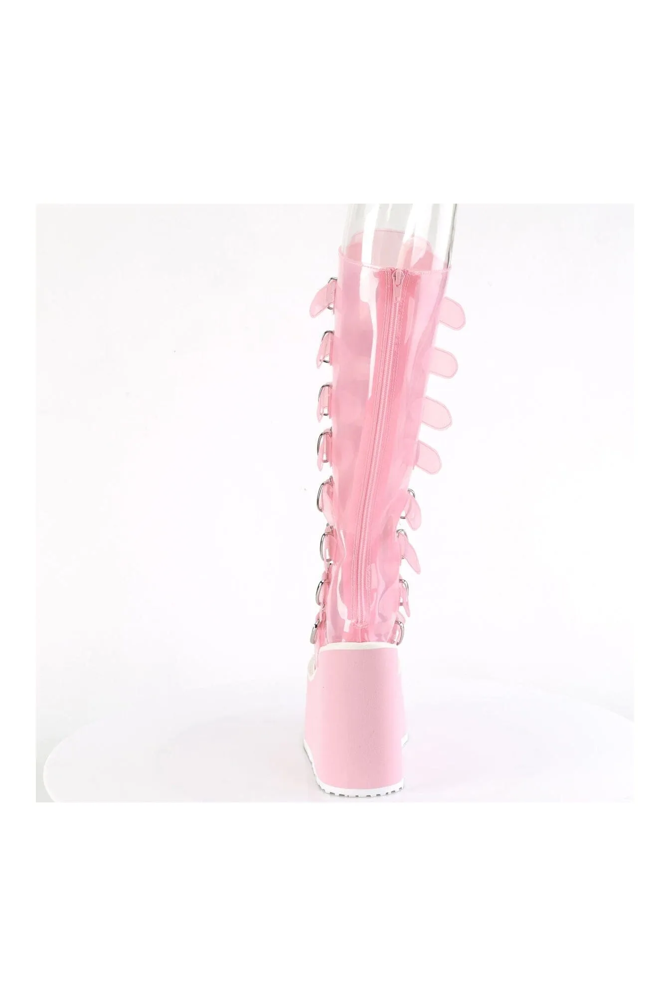 SWING-815C PInk Patent Knee Boot