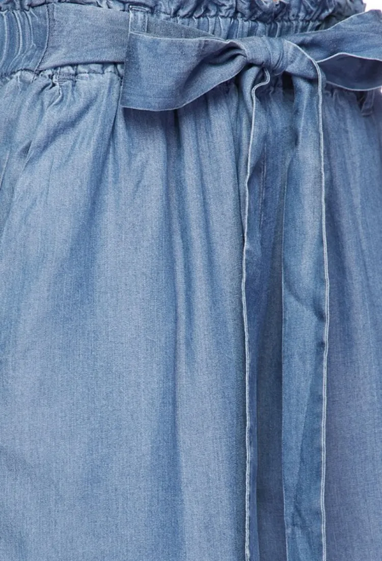 Talia Tencel Tie Waist Pants