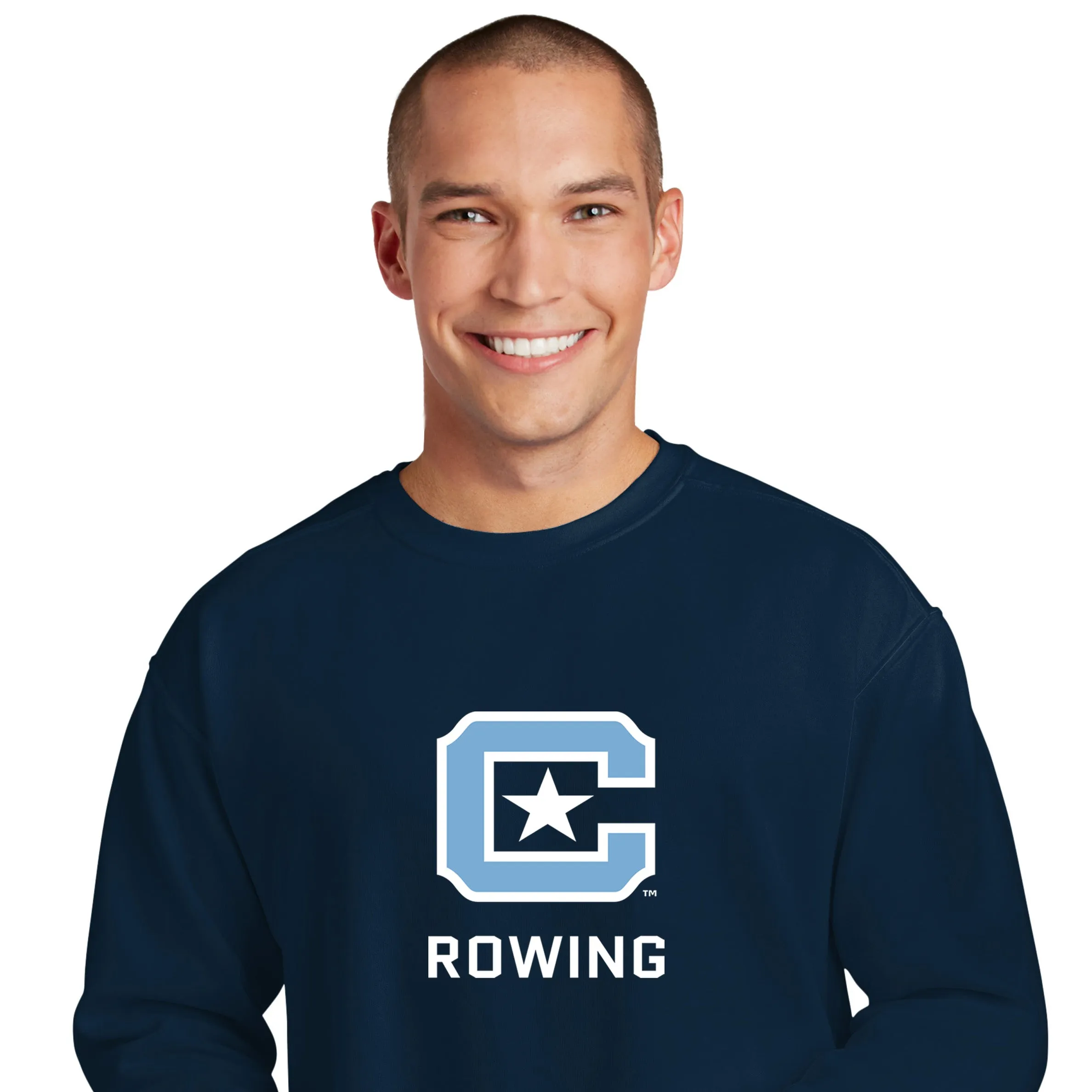 The Citadel Block C, Club Sports, Rowing, Unisex, Comfort Colors ® Ring Spun Crewneck Sweatshirt
