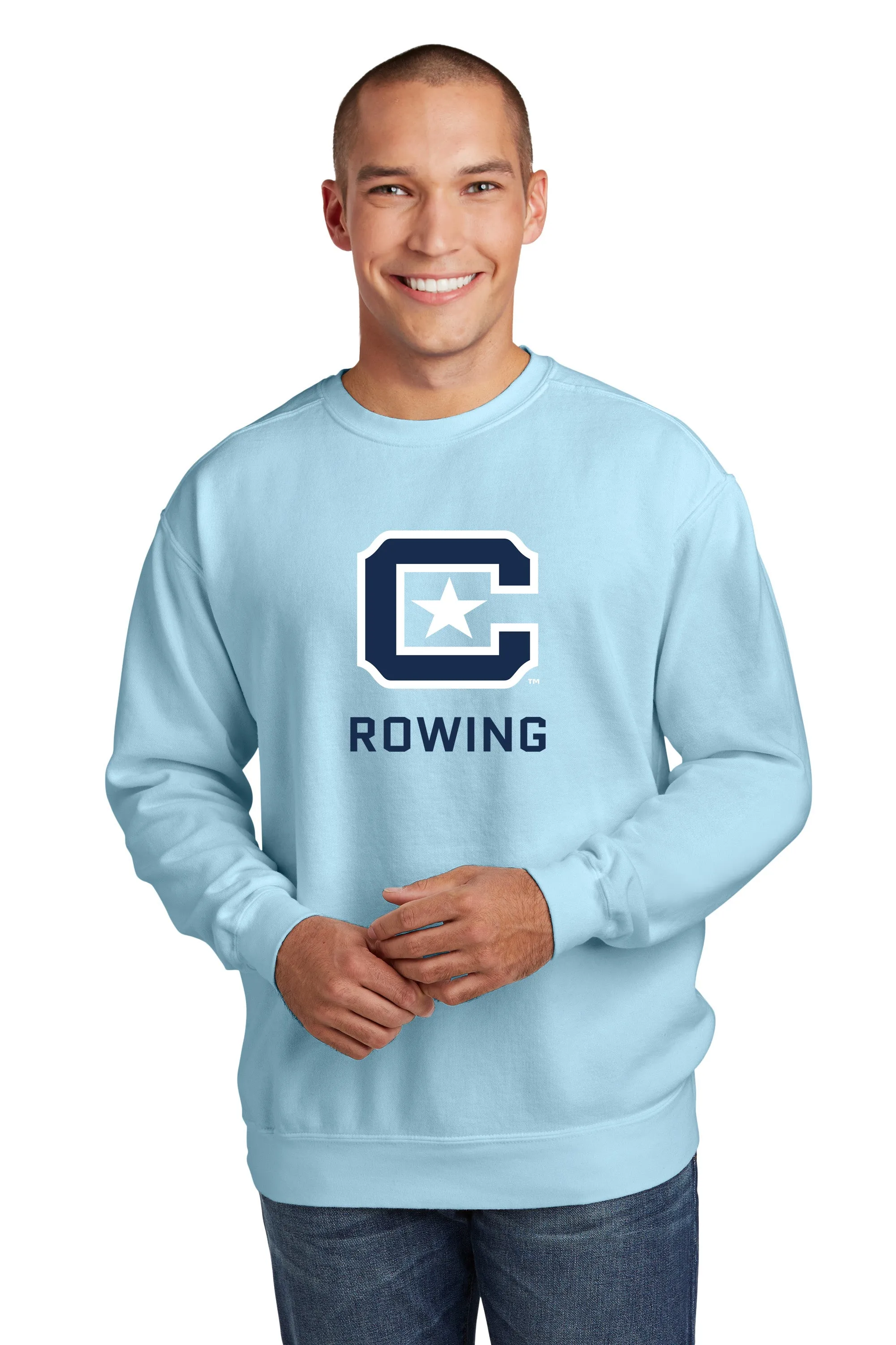The Citadel Block C, Club Sports, Rowing, Unisex, Comfort Colors ® Ring Spun Crewneck Sweatshirt