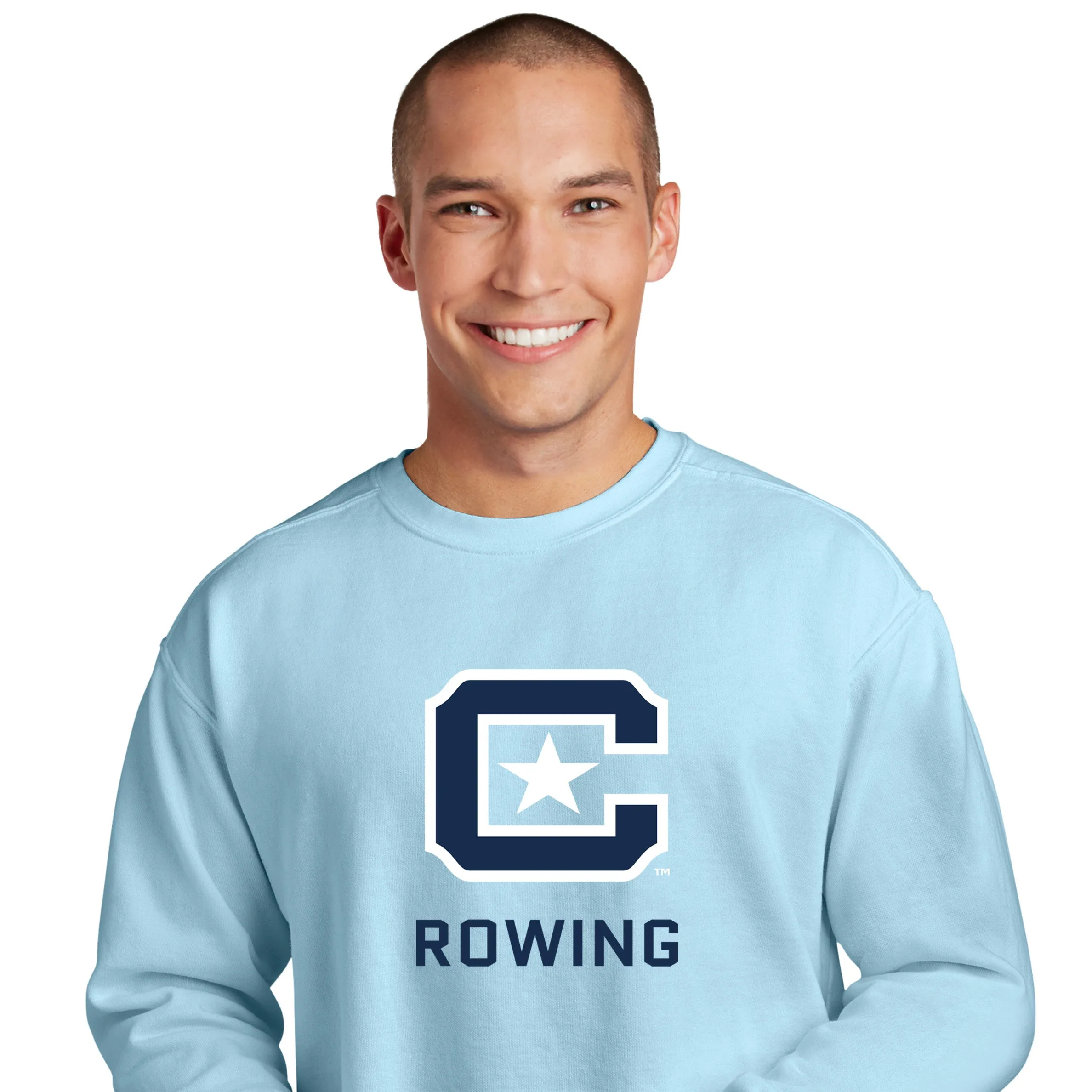 The Citadel Block C, Club Sports, Rowing, Unisex, Comfort Colors ® Ring Spun Crewneck Sweatshirt