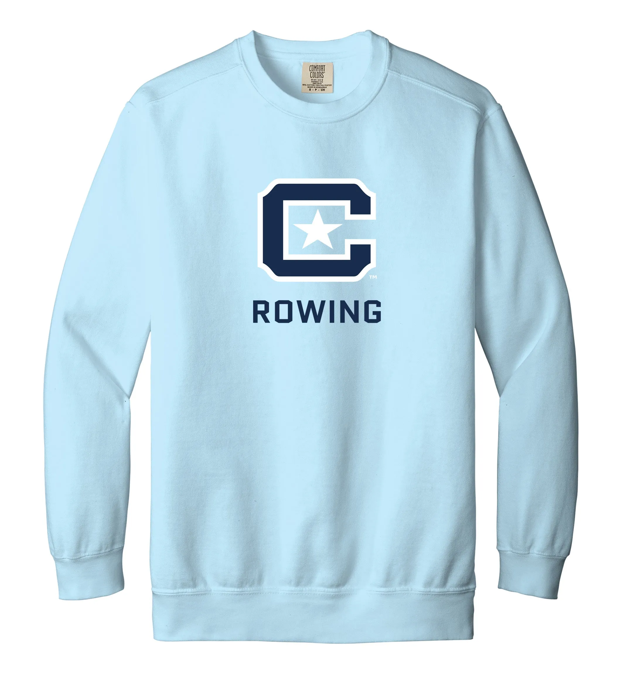 The Citadel Block C, Club Sports, Rowing, Unisex, Comfort Colors ® Ring Spun Crewneck Sweatshirt
