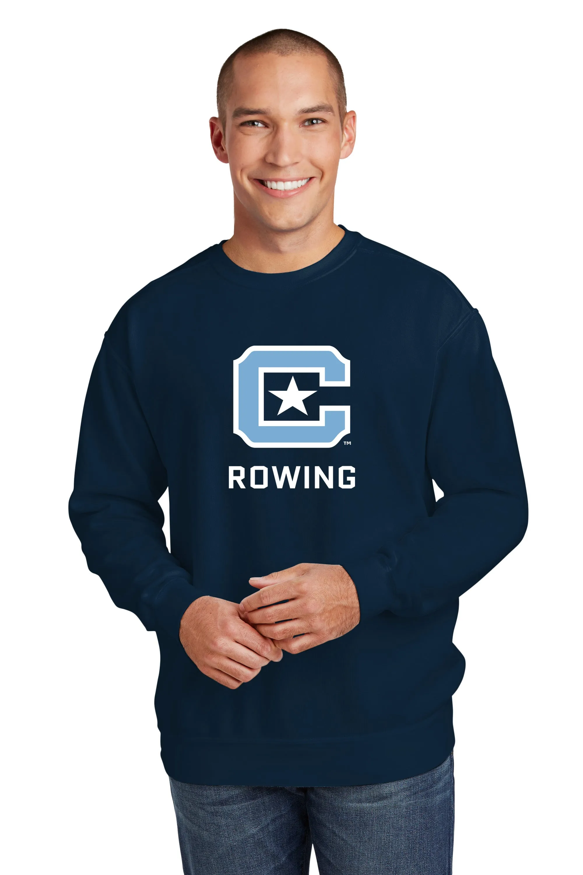 The Citadel Block C, Club Sports, Rowing, Unisex, Comfort Colors ® Ring Spun Crewneck Sweatshirt