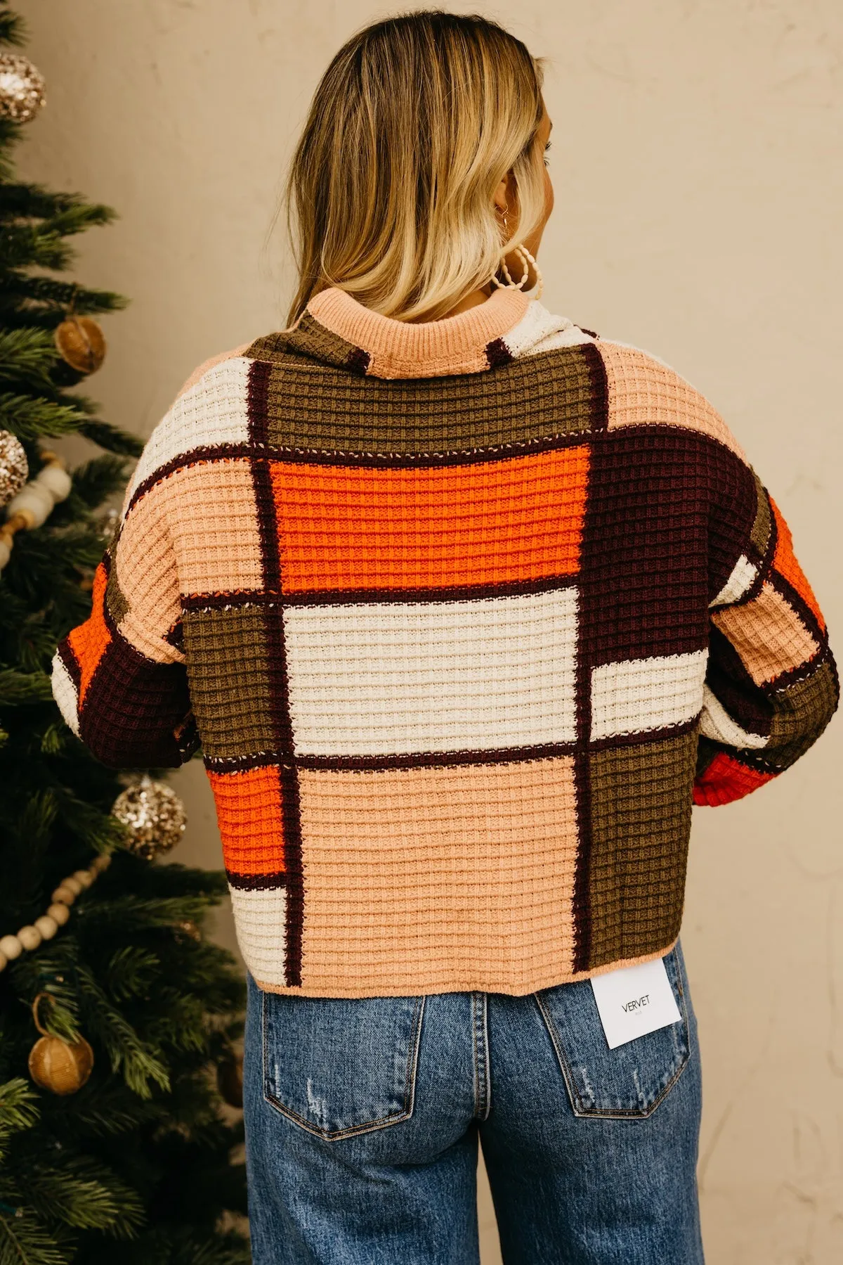 The Hadlee Color Block Drawstring Sweater