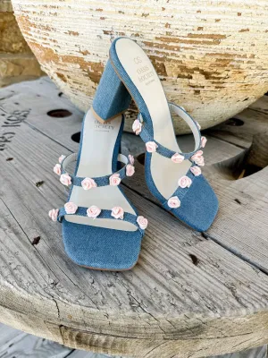 The Nia Denim Heel