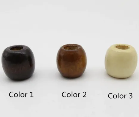 Thick Wooden Dreadlock Beads