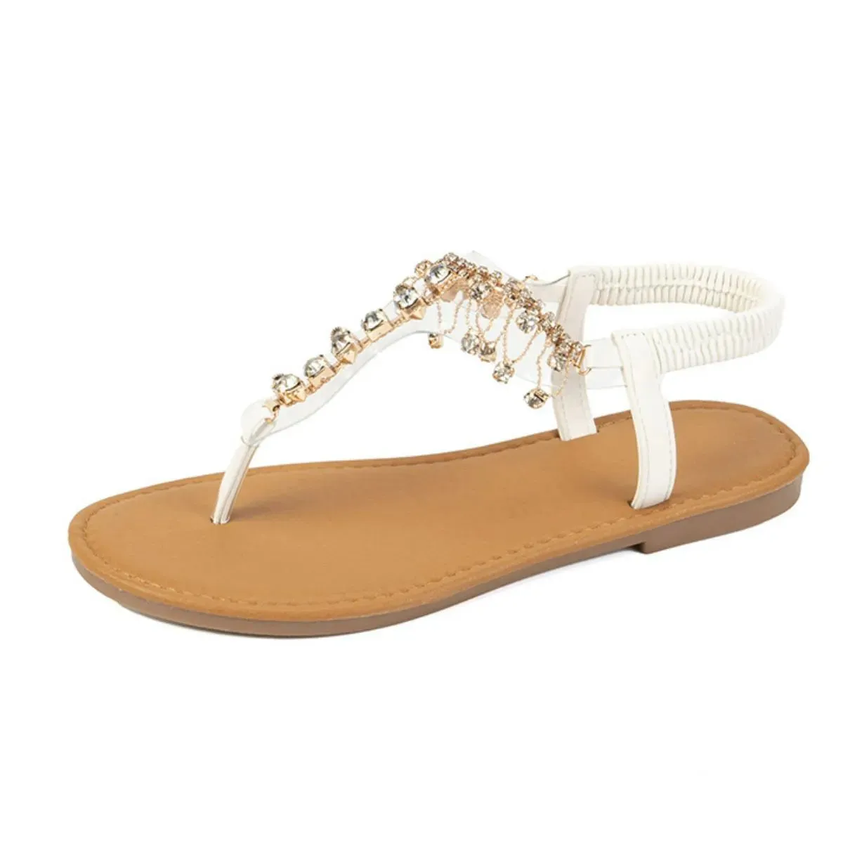 Toe Post Flats Sandals