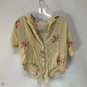 Top Short Sleeve By Rails In Floral Print, Size: M