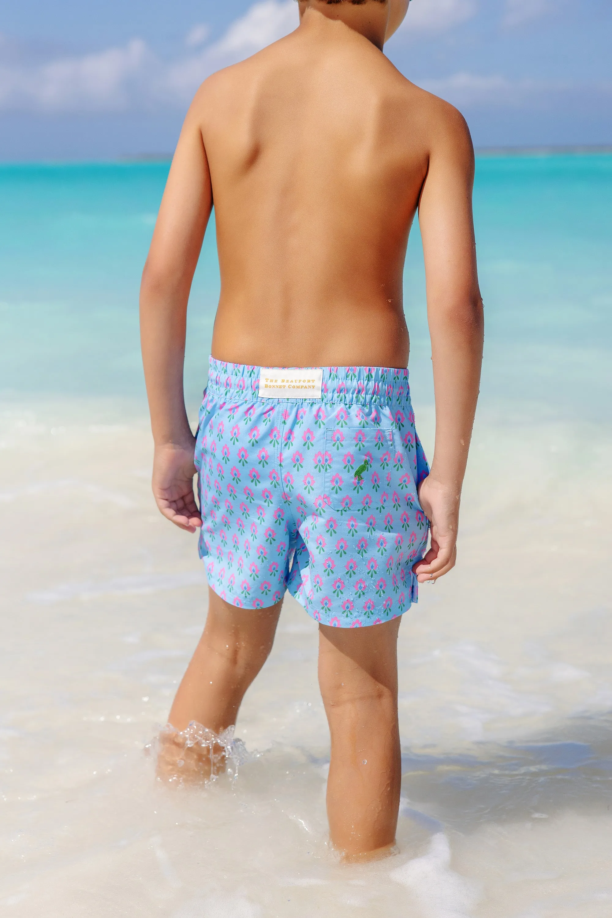 Tortola Trunks - Holly Hills Hand Block