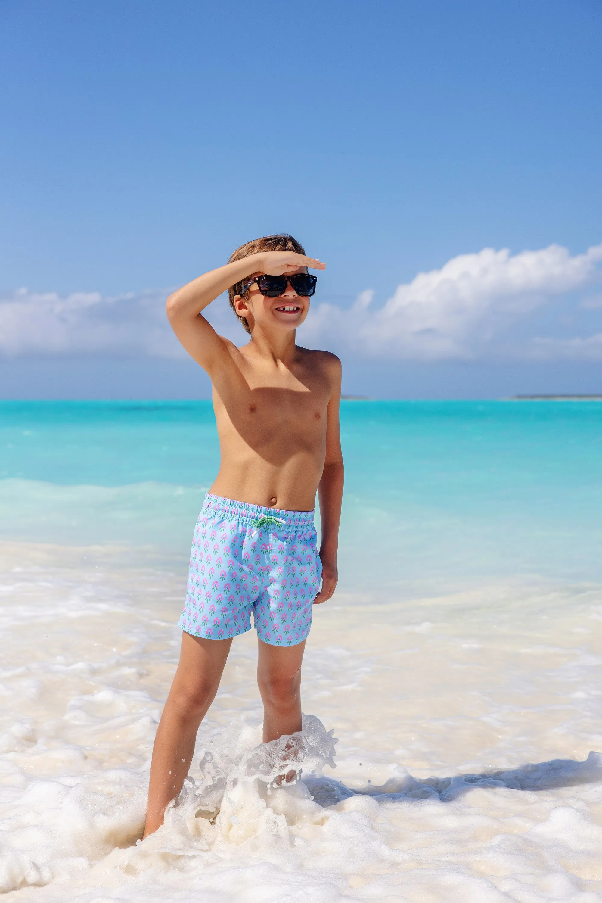 Tortola Trunks - Holly Hills Hand Block